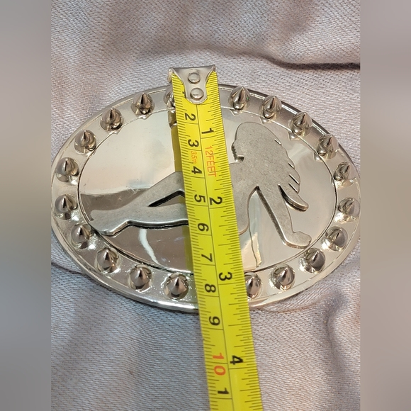 Mudflap Girl Belt Buckle Western/Trucker - Picture 5 of 8